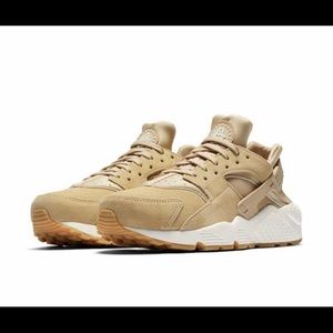 Tan suede. Run small